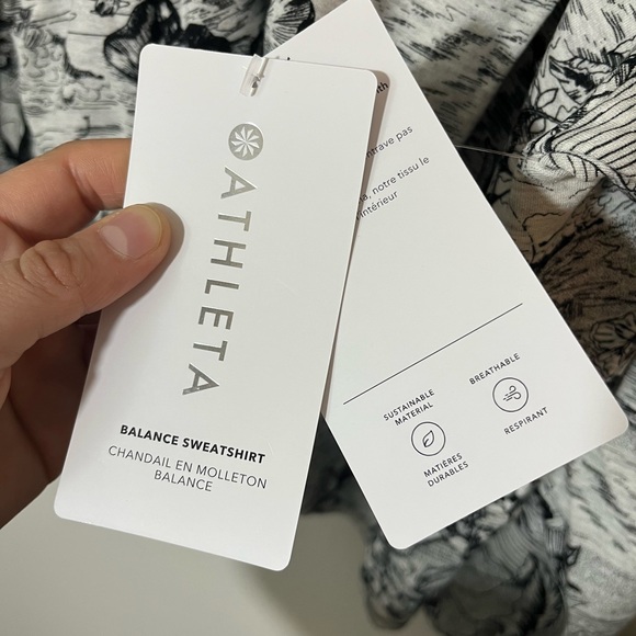 Athleta Balance Sweatshirt zip up size 3X - Picture 4 of 10